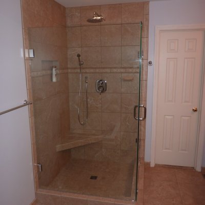 Custom shower remodel 27